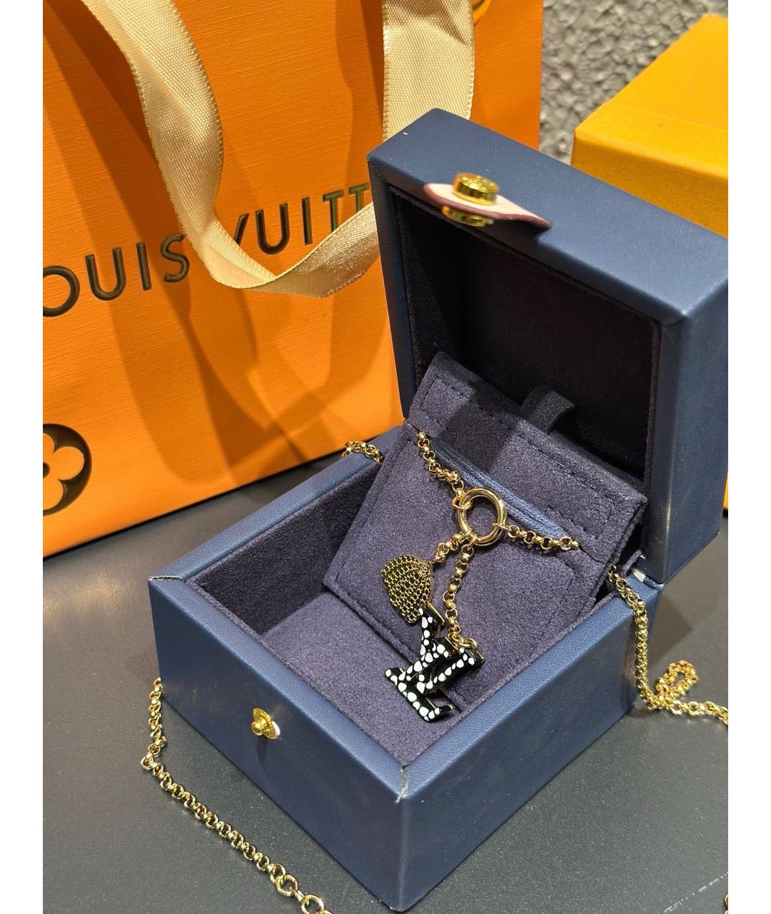 LOUIS VUITTON Золотое колье, фото 2