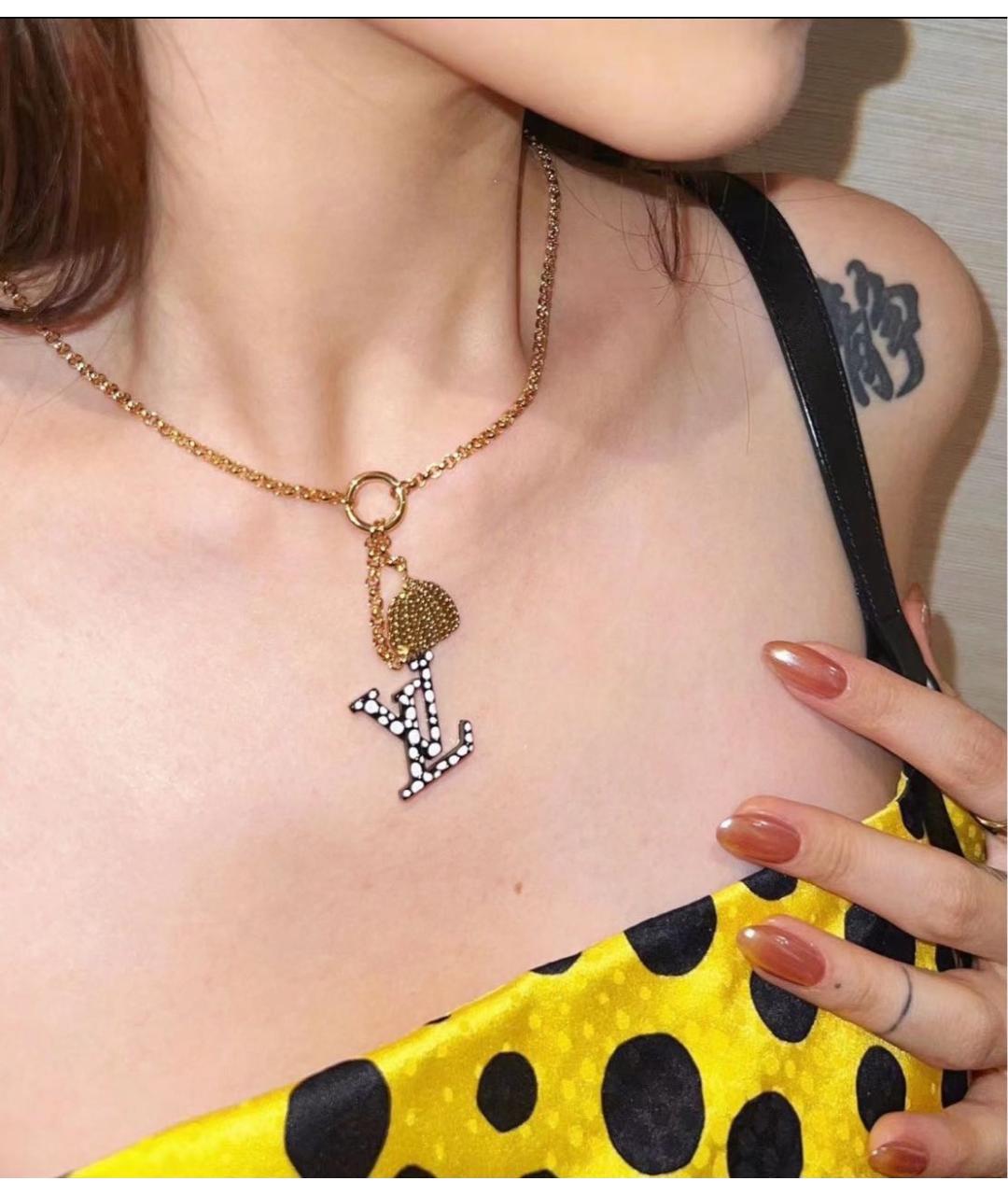 LOUIS VUITTON Золотое колье, фото 4