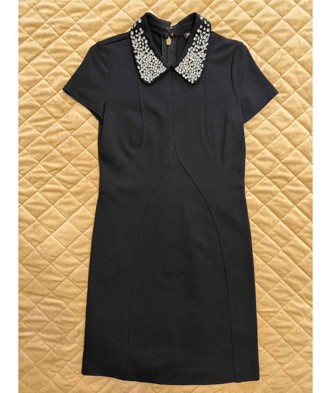 JUICY COUTURE Черное вискозное коктейльное платье, фото 5