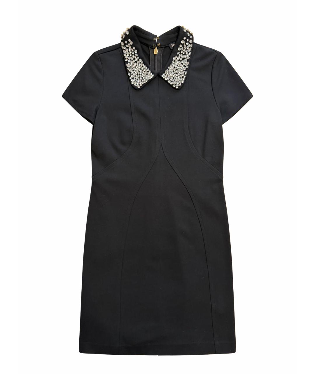 JUICY COUTURE Черное вискозное коктейльное платье, фото 1