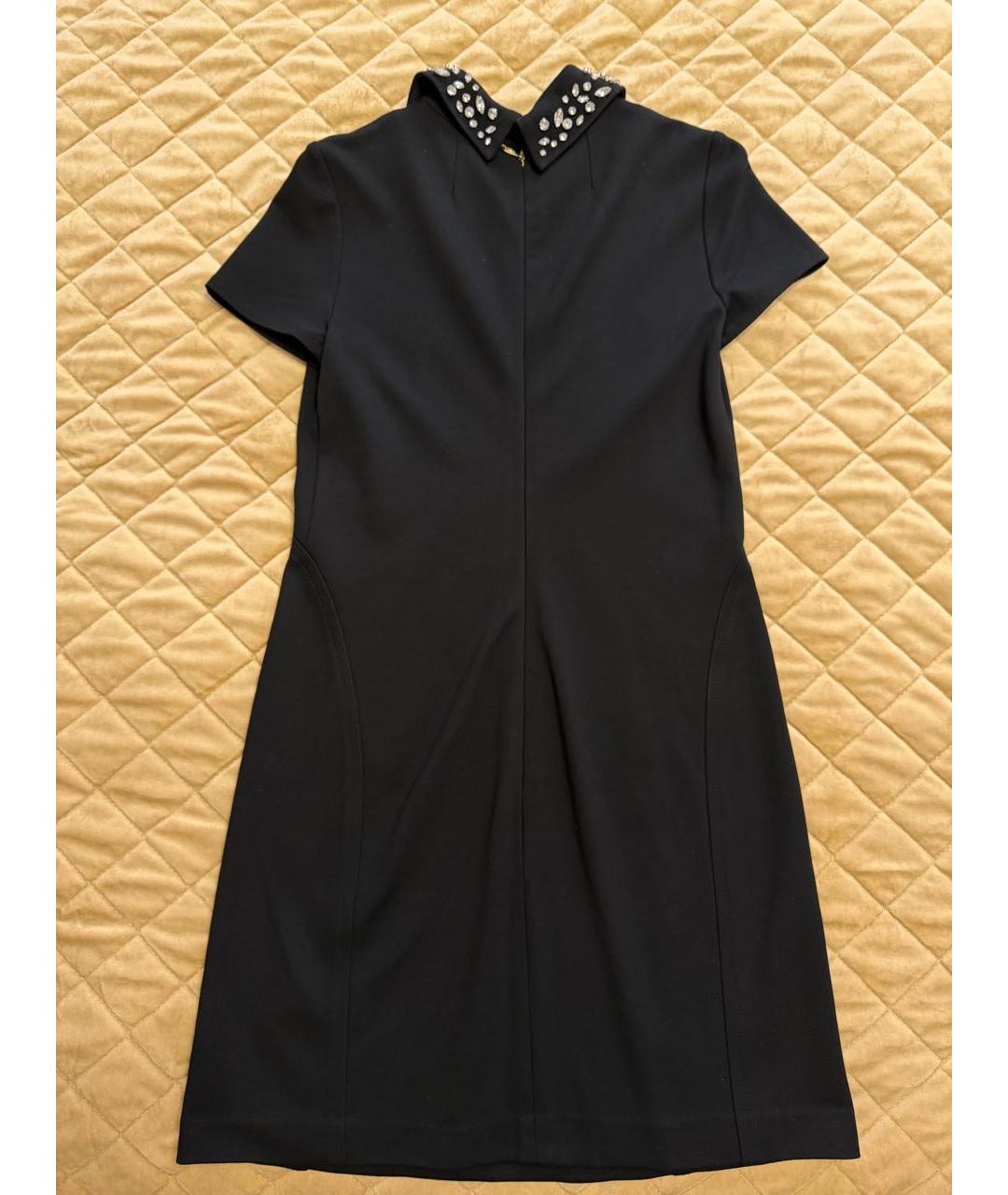 JUICY COUTURE Черное вискозное коктейльное платье, фото 2
