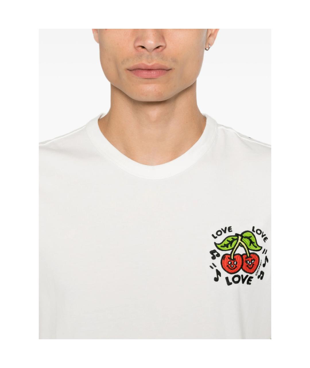 KENZO Белая хлопковая футболка, фото 2