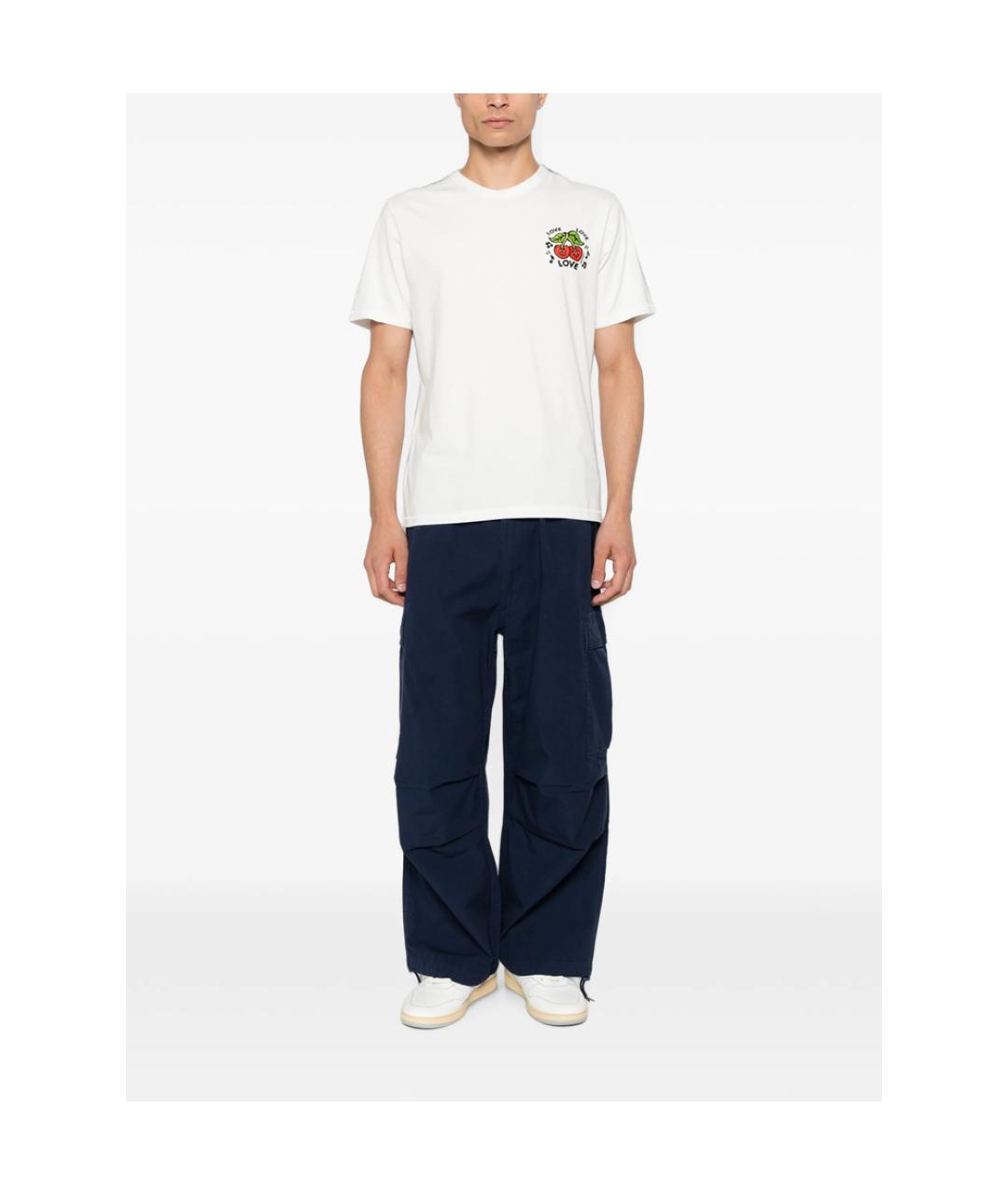KENZO Белая хлопковая футболка, фото 4