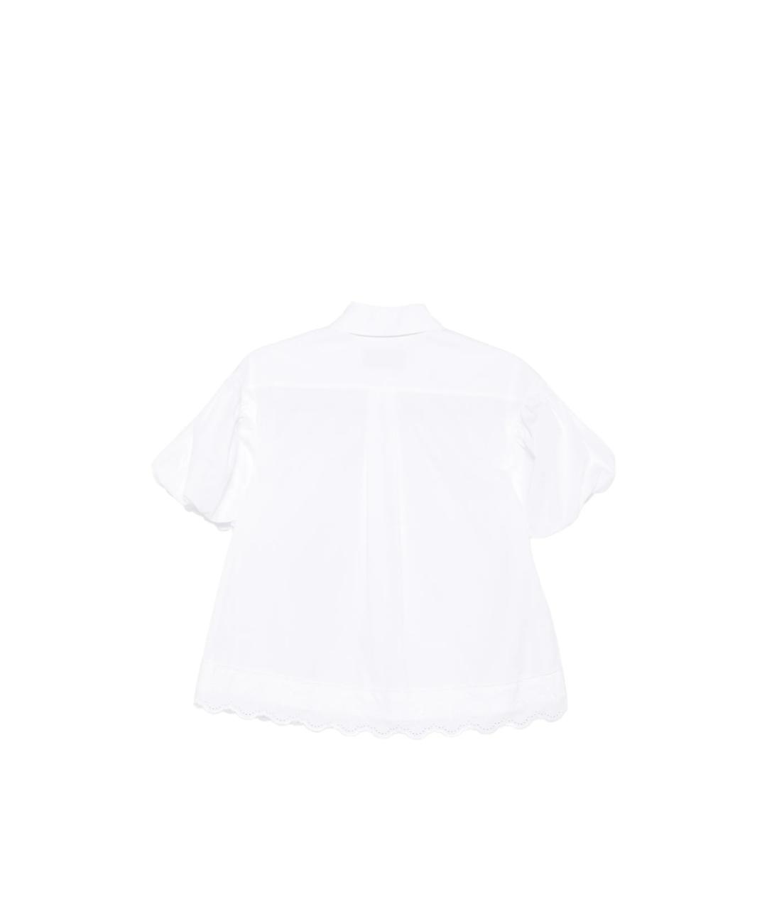 SIMONE ROCHA Белая хлопковая рубашка, фото 2