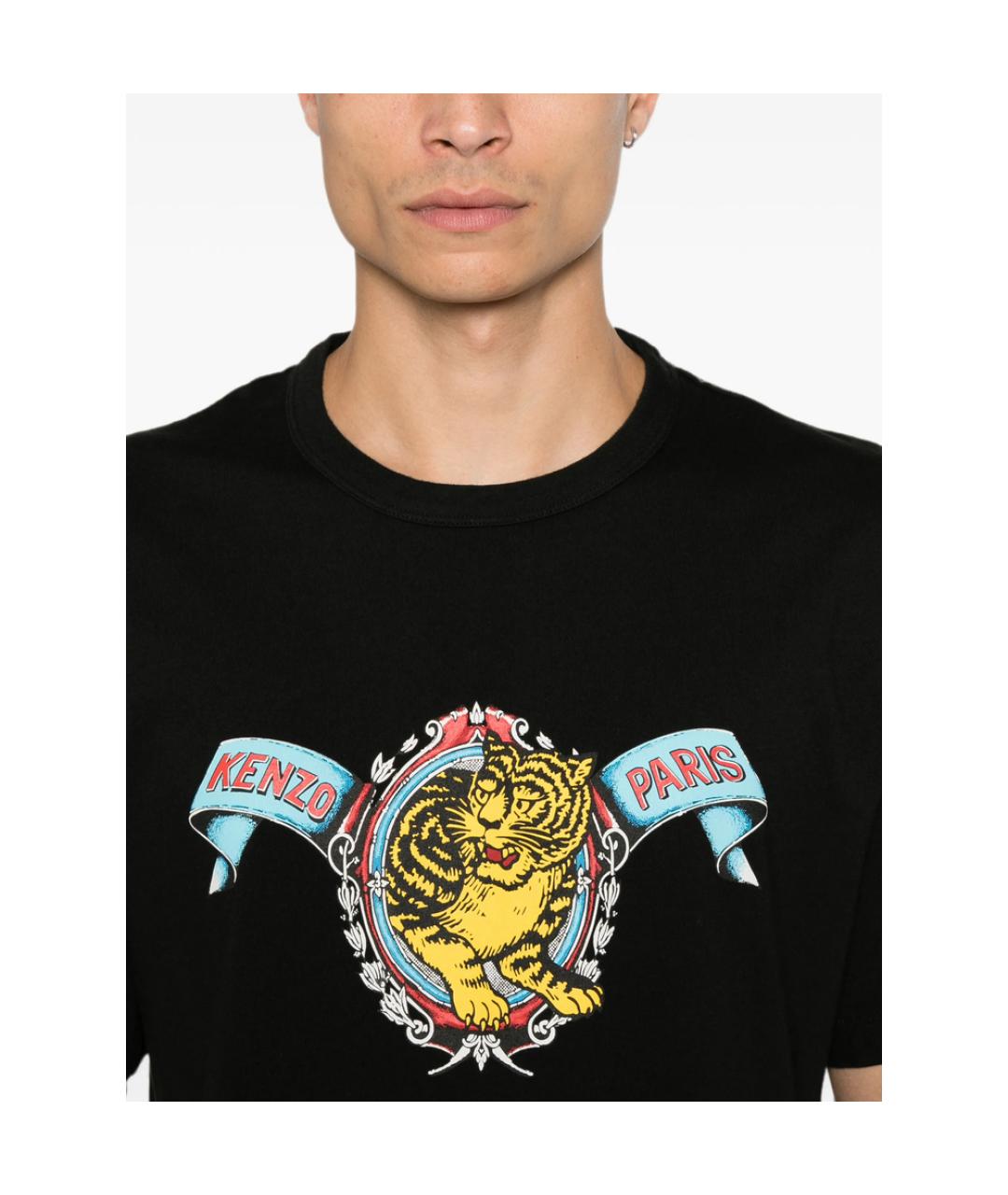 KENZO Черная футболка, фото 5