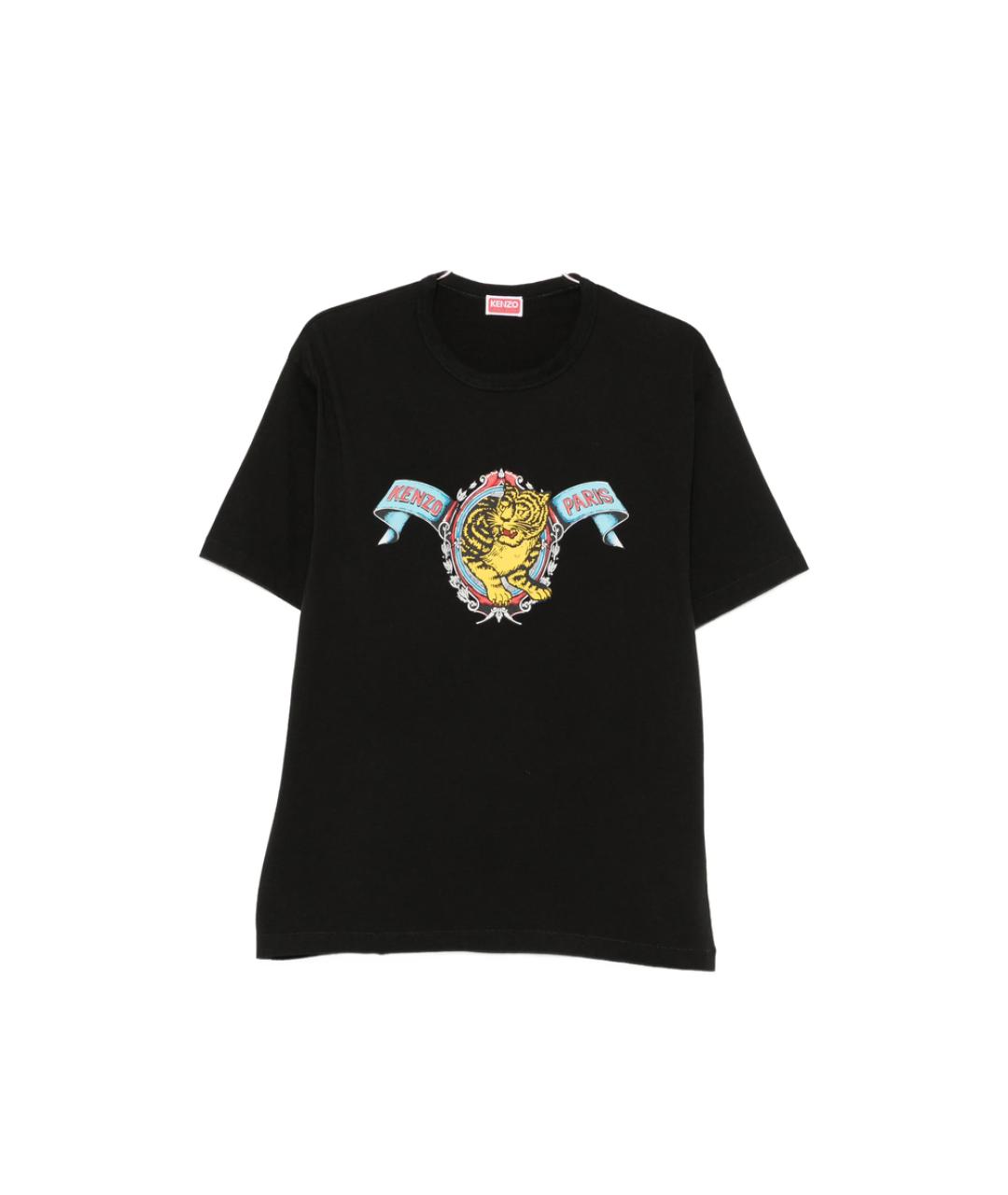 KENZO Черная футболка, фото 1