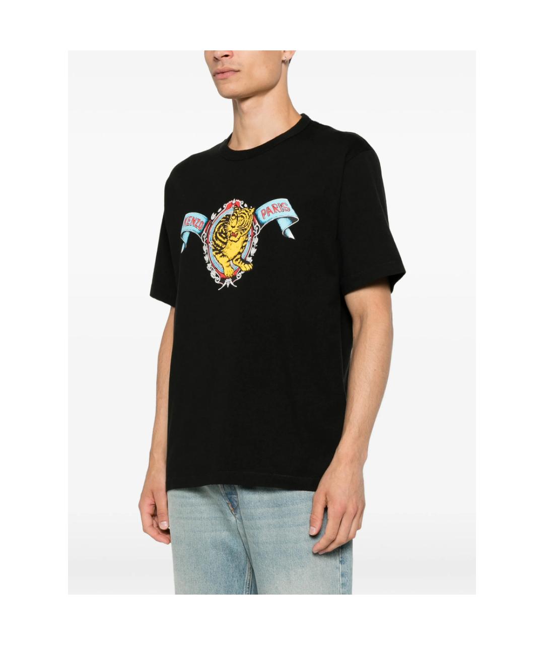 KENZO Черная футболка, фото 3