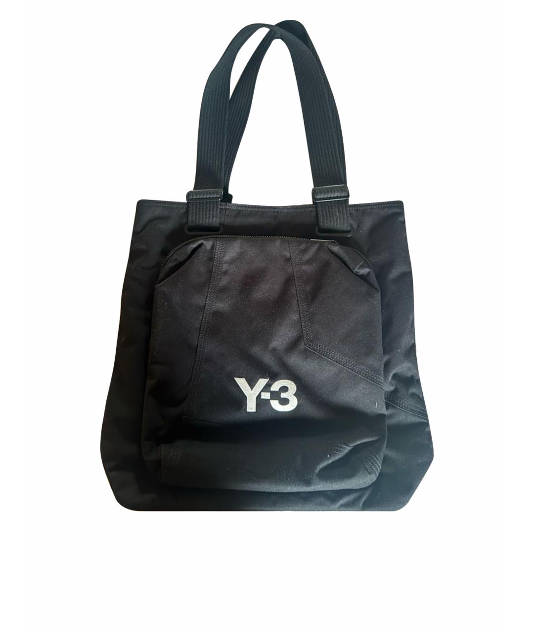 Y-3 Черная сумка тоут, фото 1