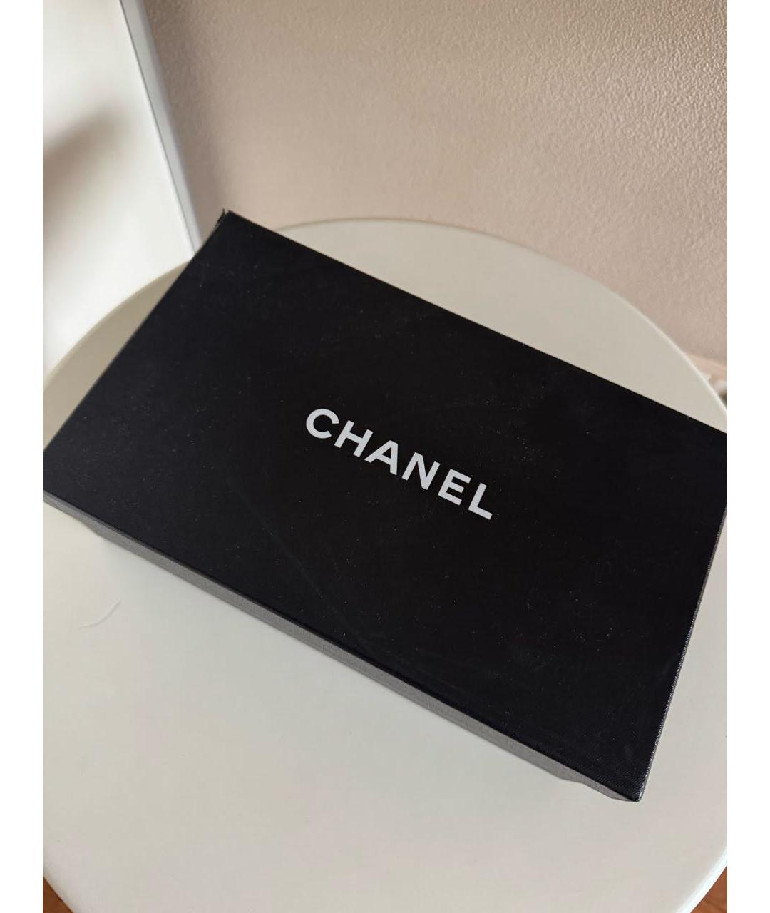 CHANEL Коричневые кожаные балетки, фото 6
