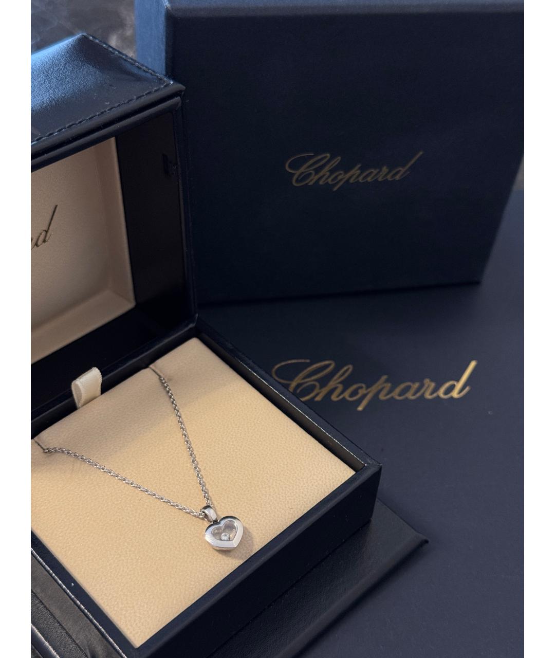 CHOPARD Серебряное колье из белого золота, фото 2