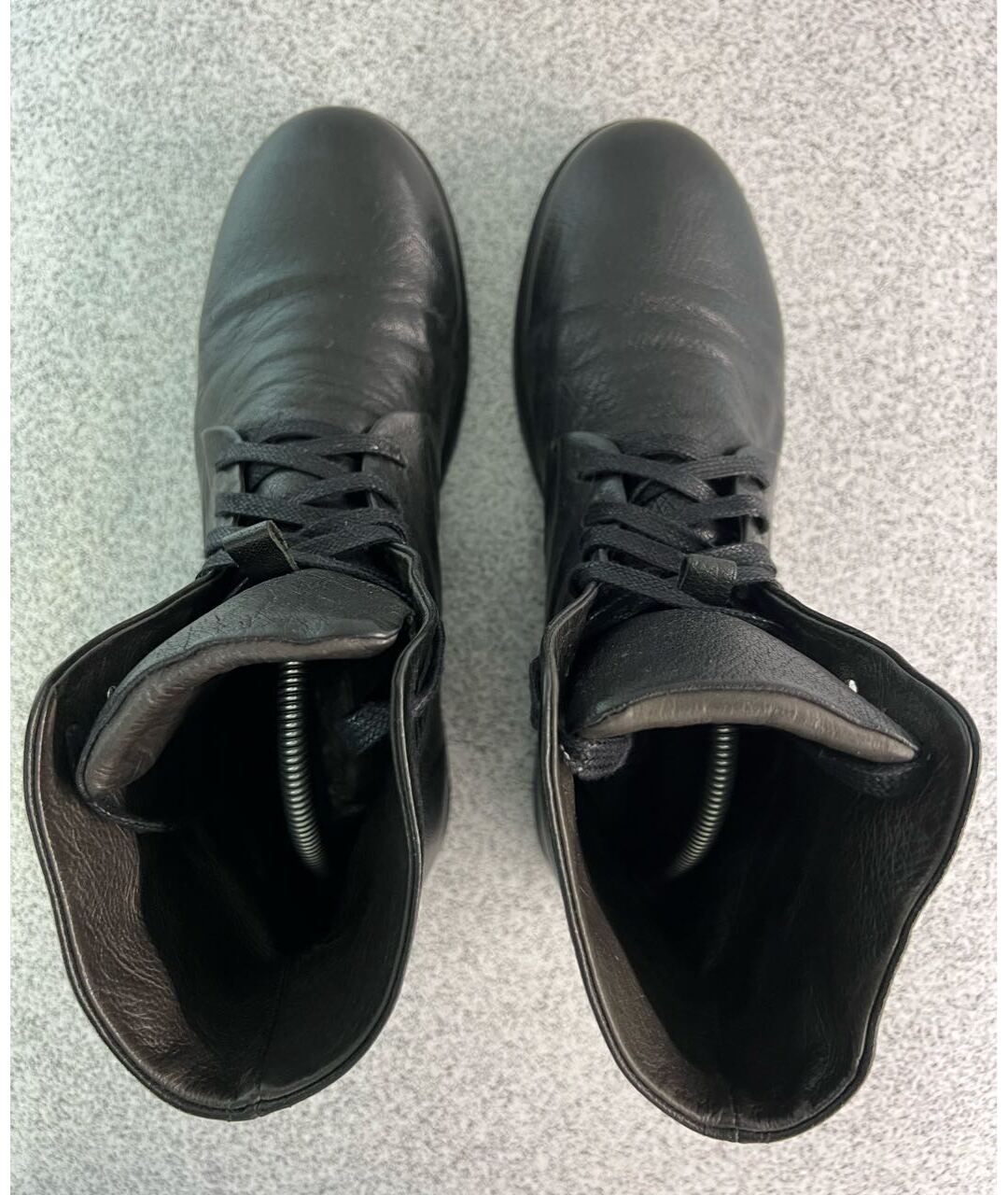 MARSELL Черные кожаные высокие ботинки, фото 3