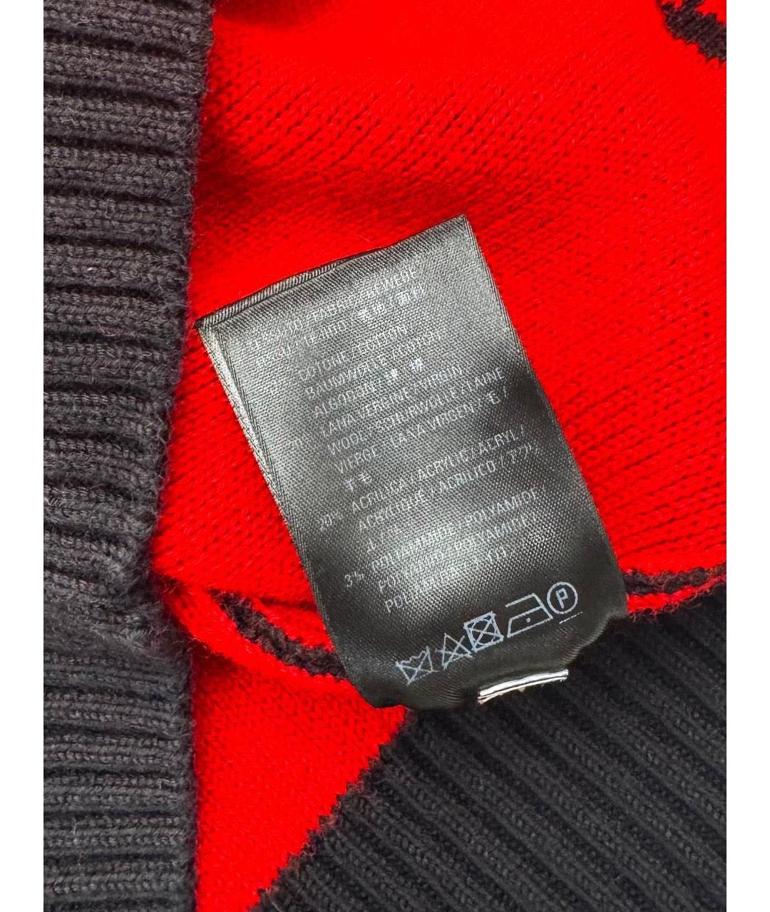 BALENCIAGA Черный хлопковый джемпер / свитер, фото 4