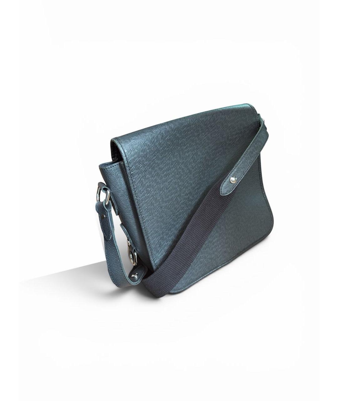 LOUIS VUITTON Черная кожаная сумка на плечо, фото 2