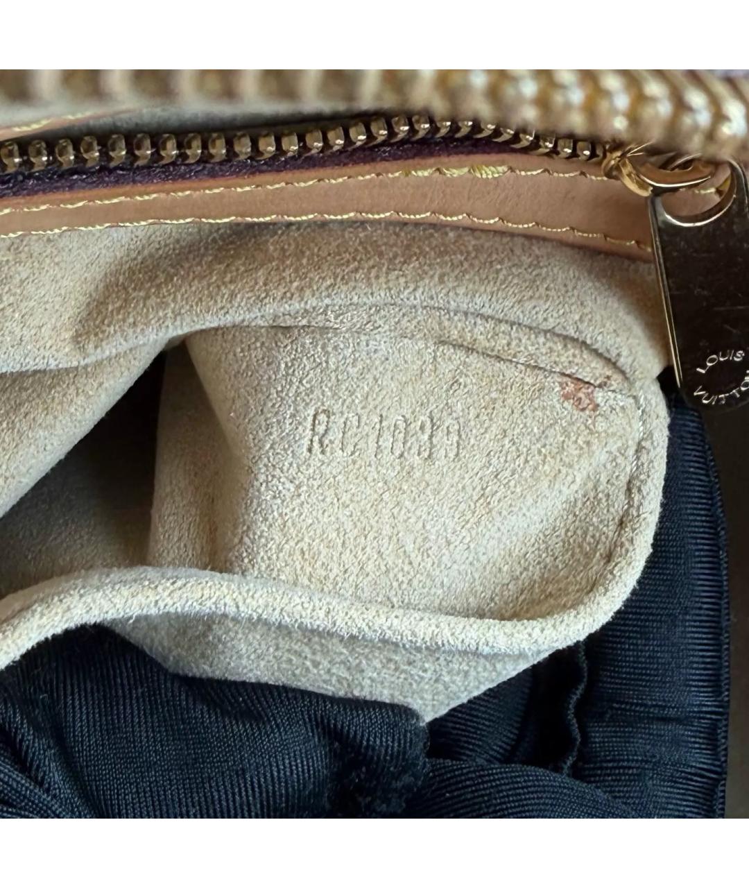LOUIS VUITTON Бежевая жаккардовая дорожная/спортивная сумка, фото 6