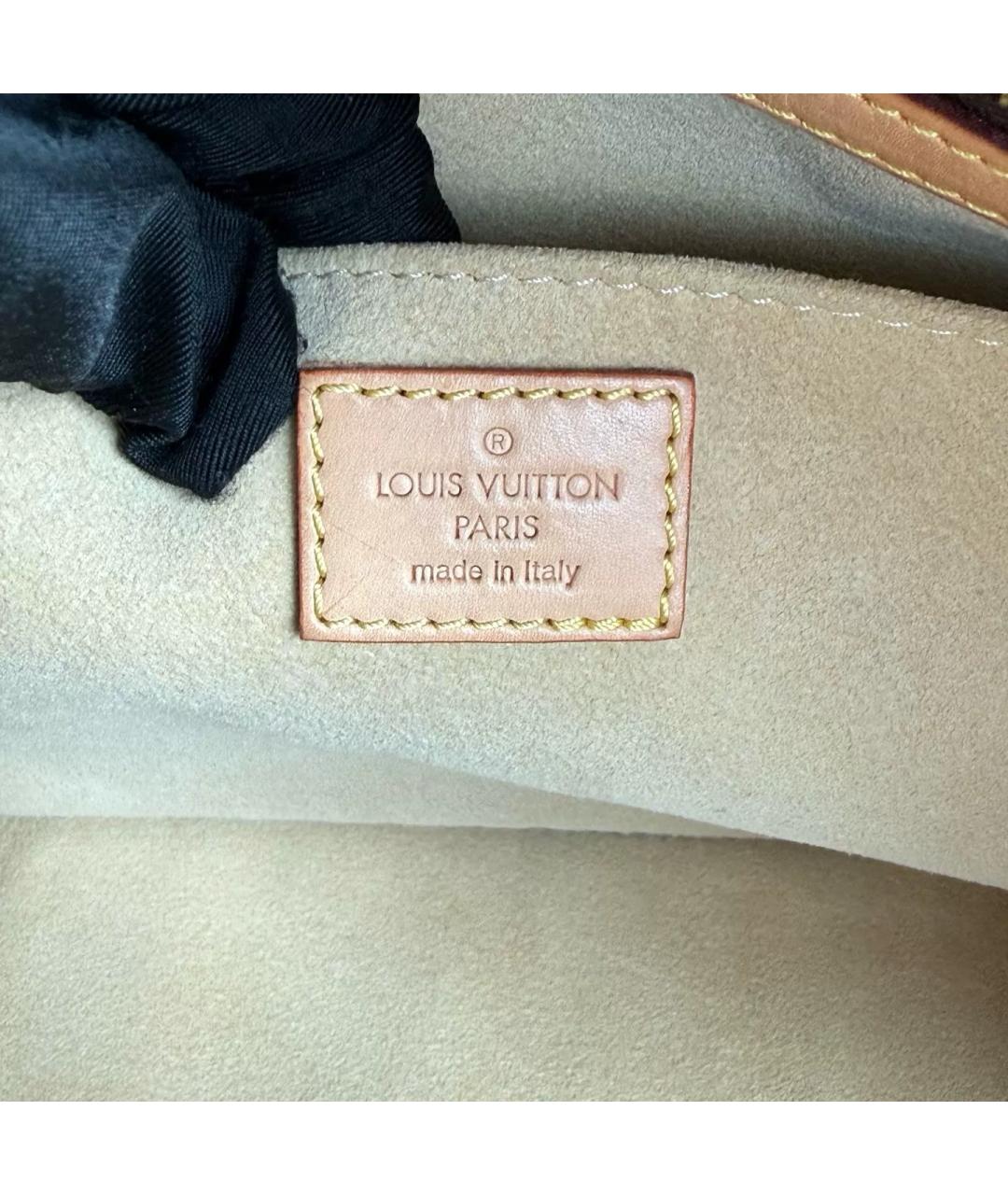 LOUIS VUITTON Бежевая жаккардовая дорожная/спортивная сумка, фото 7