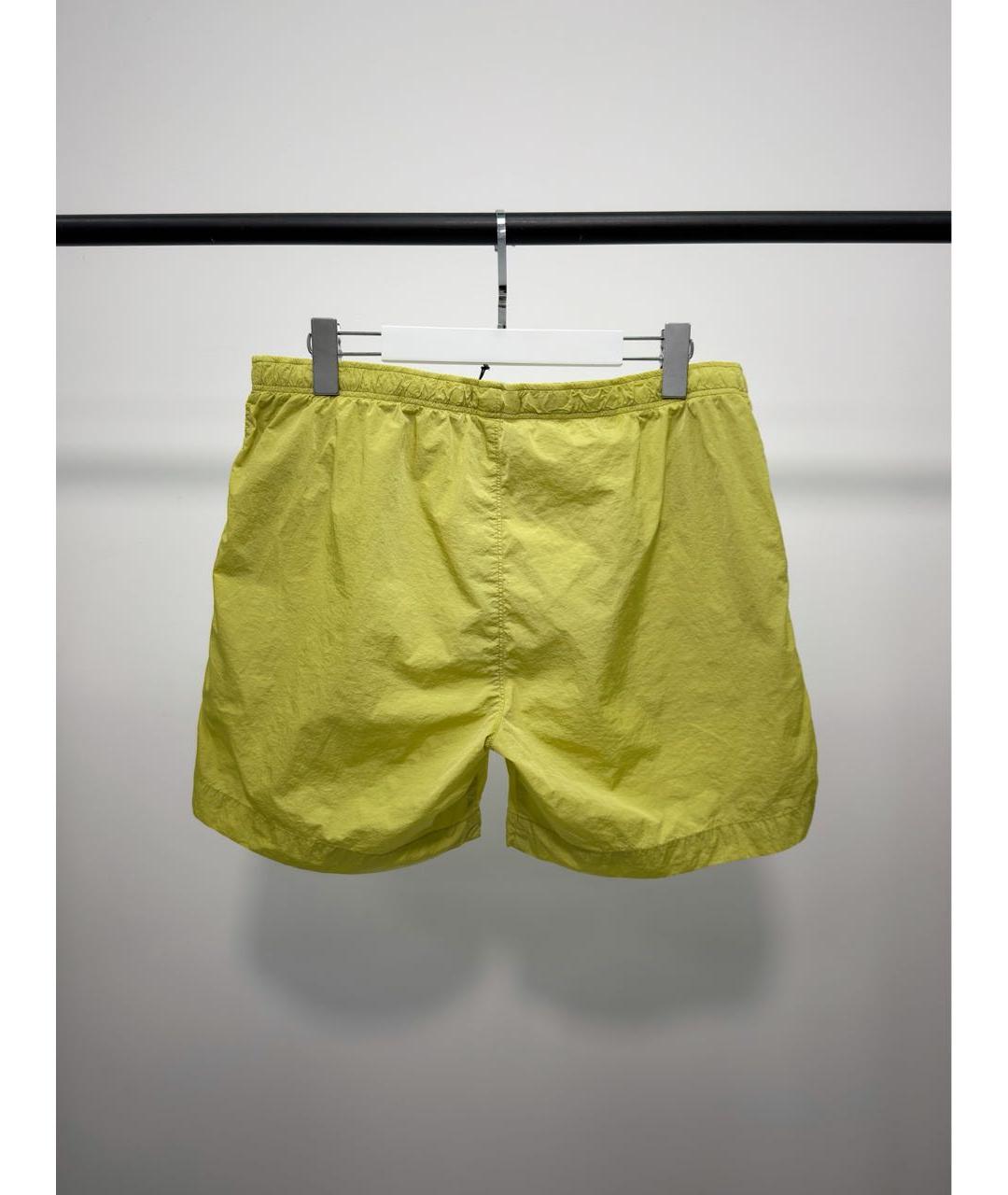 CP COMPANY Желтые нейлоновые шорты, фото 3