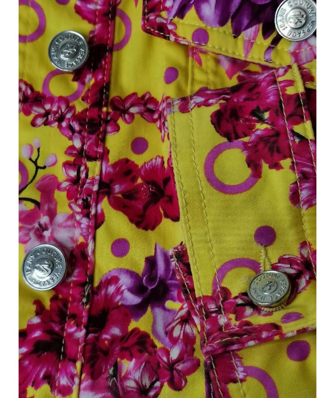 VERSACE JEANS COUTURE Мульти хлопковая куртка, фото 5