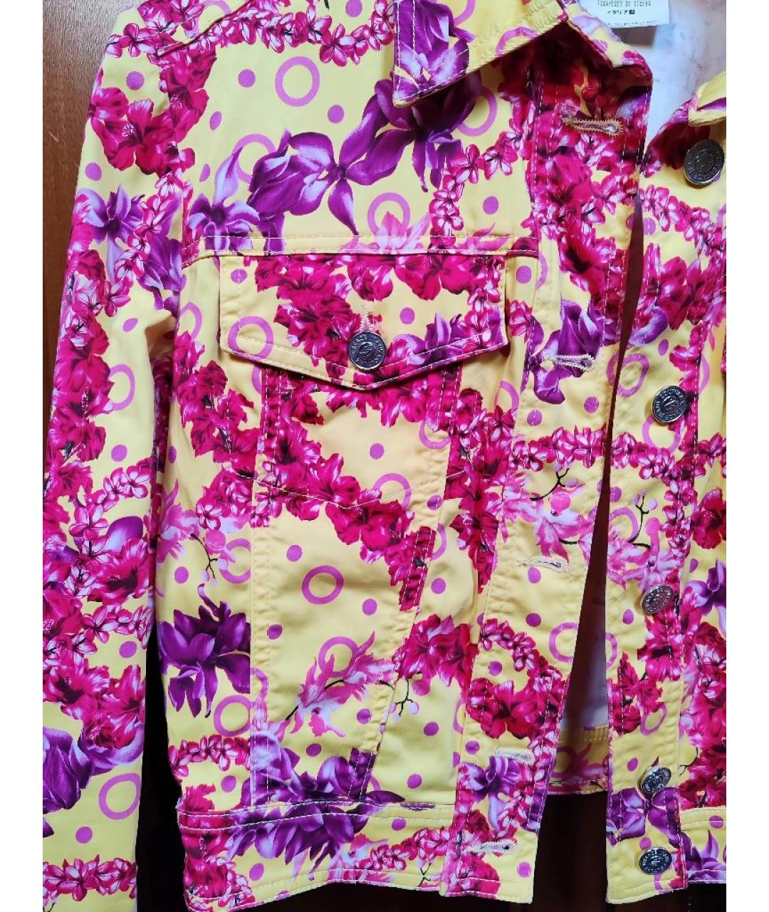 VERSACE JEANS COUTURE Мульти хлопковая куртка, фото 2