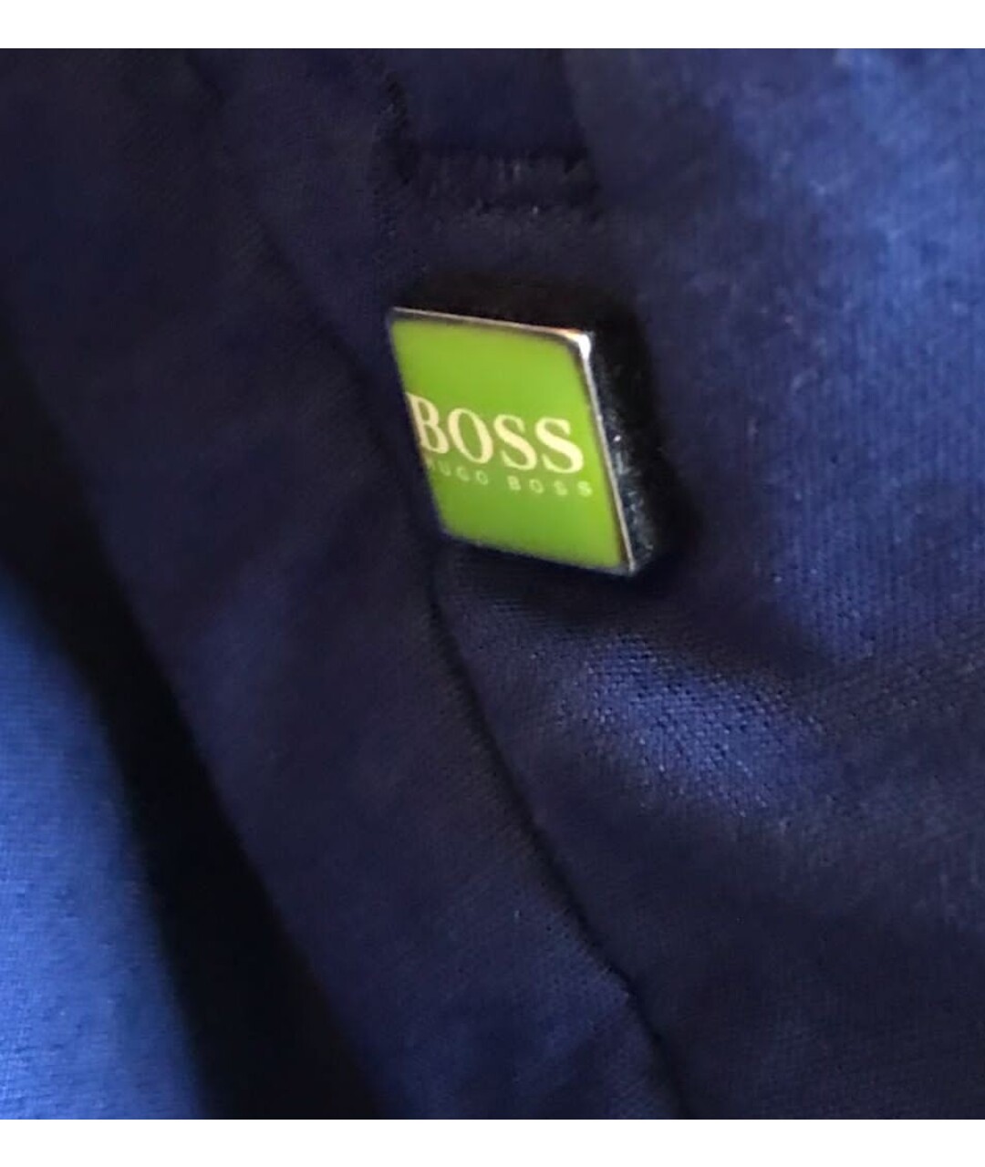 HUGO BOSS Синие хлопковые шорты, фото 4