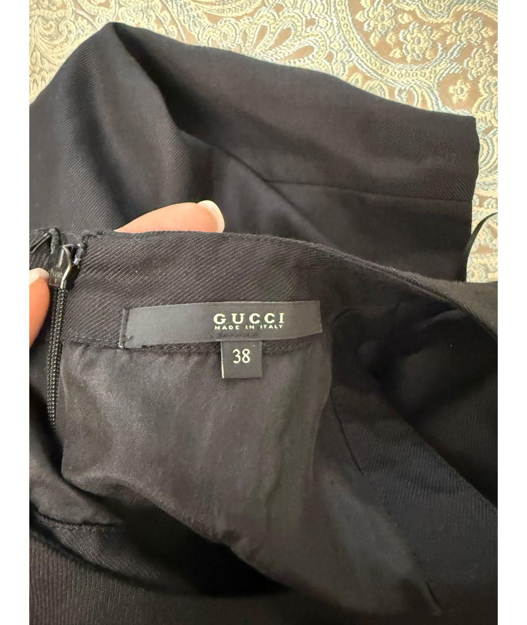 GUCCI Черное коктейльное платье, фото 4