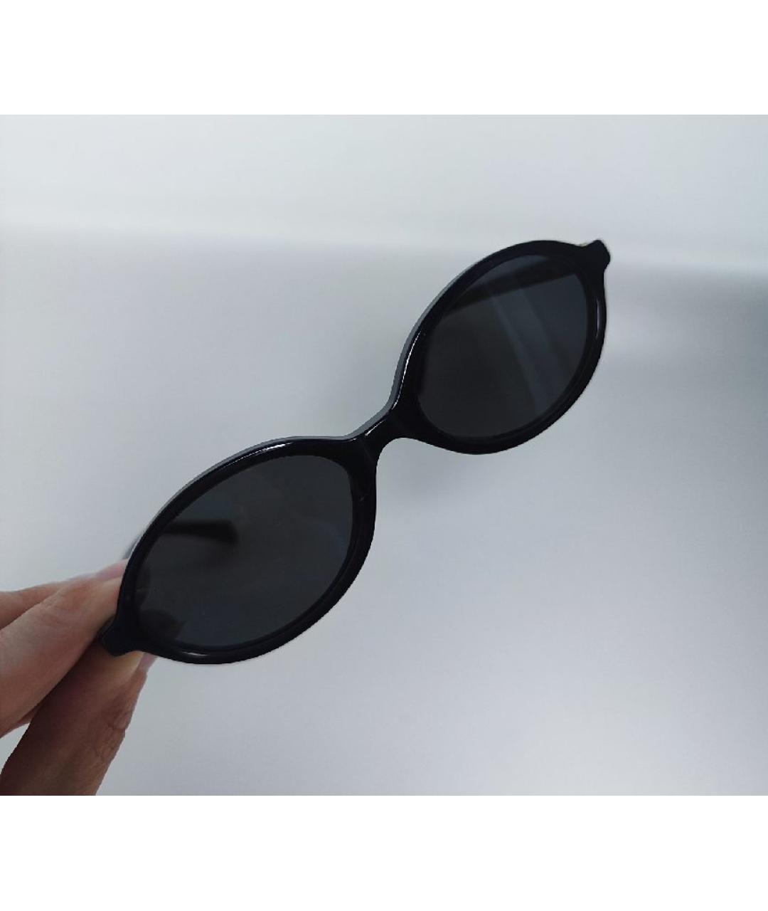 MIU MIU Черные пластиковые солнцезащитные очки, фото 5