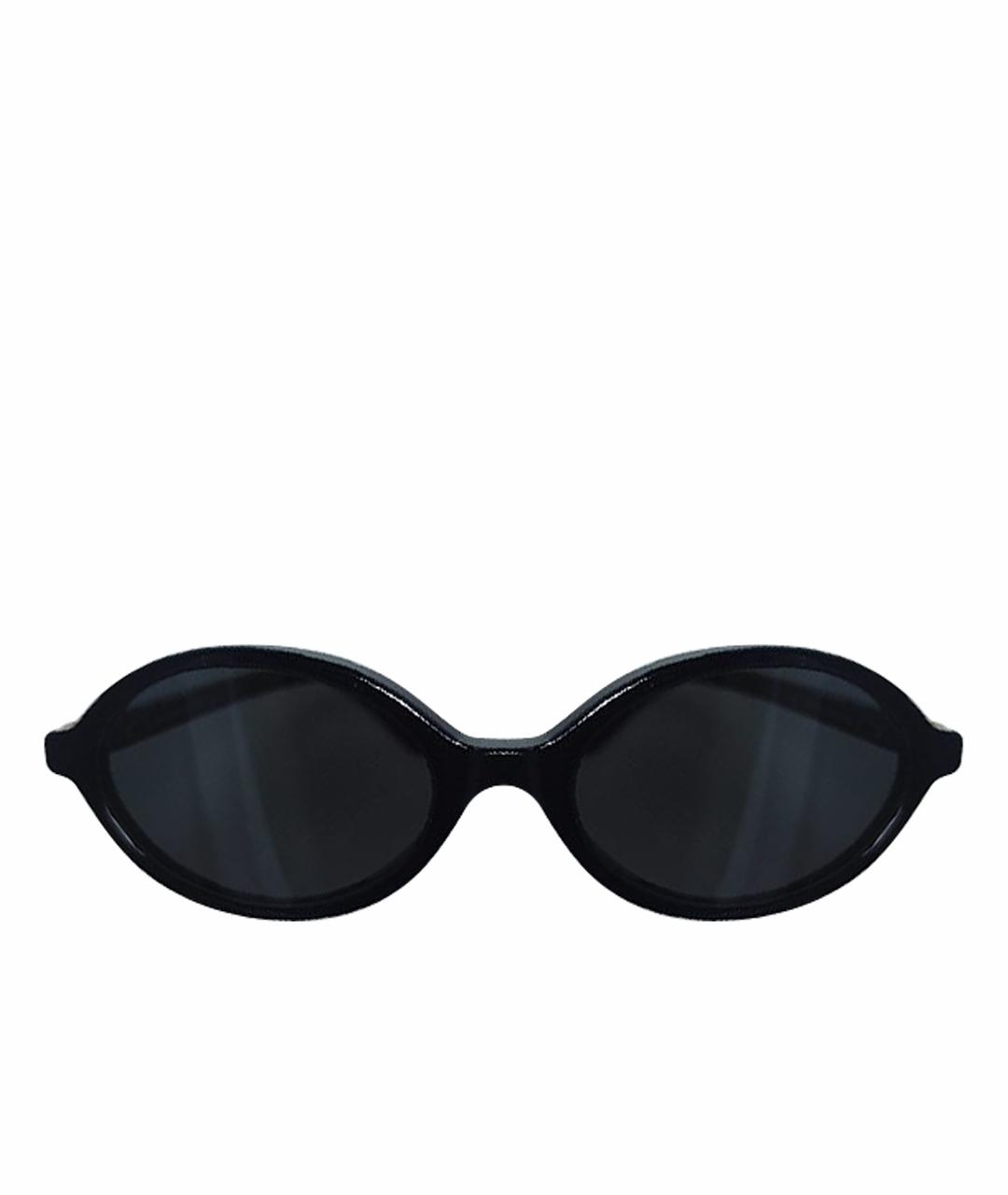 MIU MIU Черные пластиковые солнцезащитные очки, фото 1
