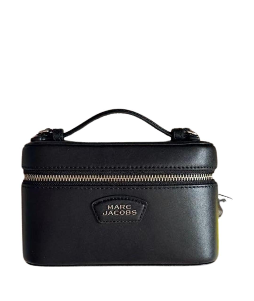MARC JACOBS Черная кожаная сумка с короткими ручками, фото 1