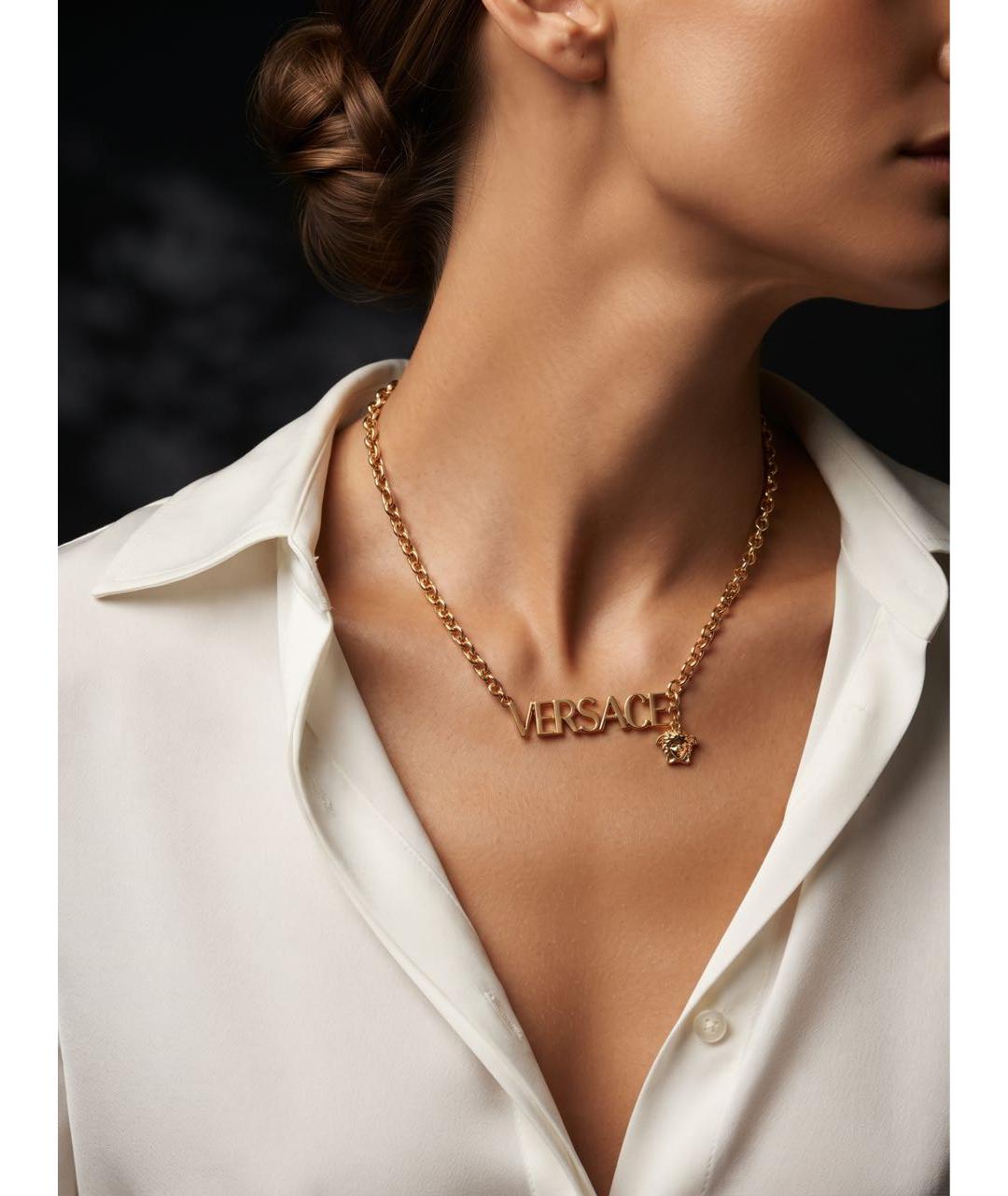 VERSACE Золотая подвеска, фото 5