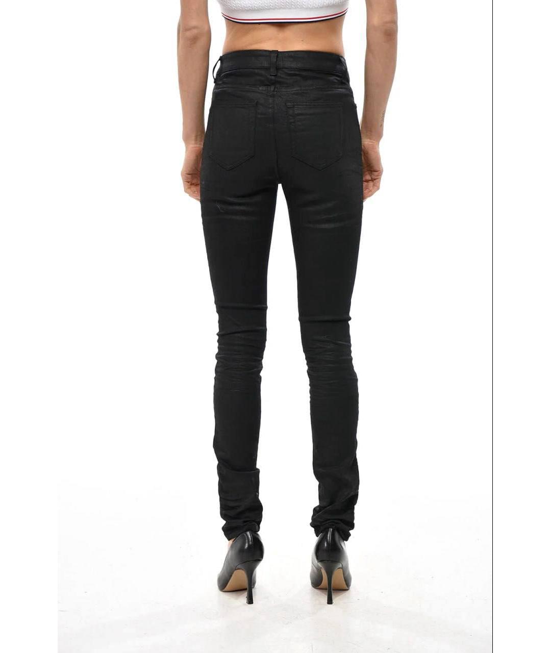 SAINT LAURENT Черные джинсы слим, фото 4