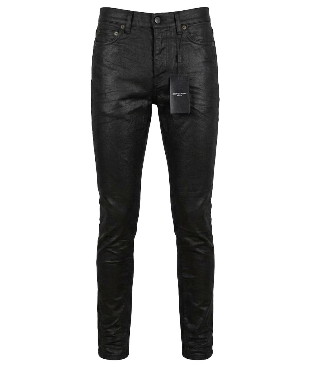 SAINT LAURENT Черные джинсы слим, фото 1