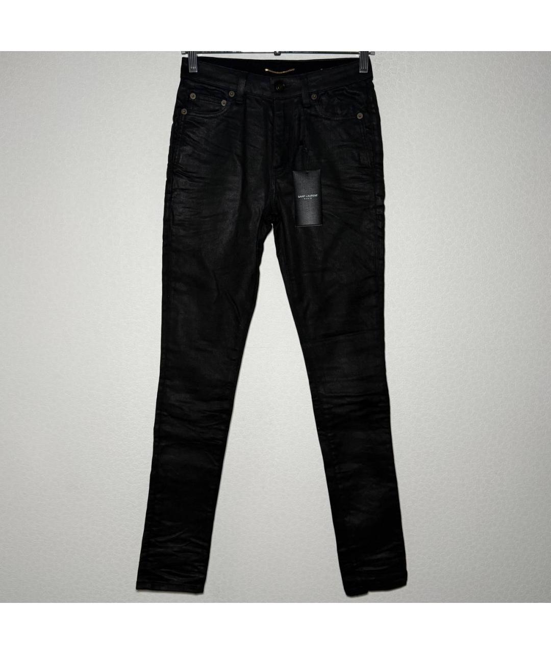 SAINT LAURENT Черные джинсы слим, фото 10