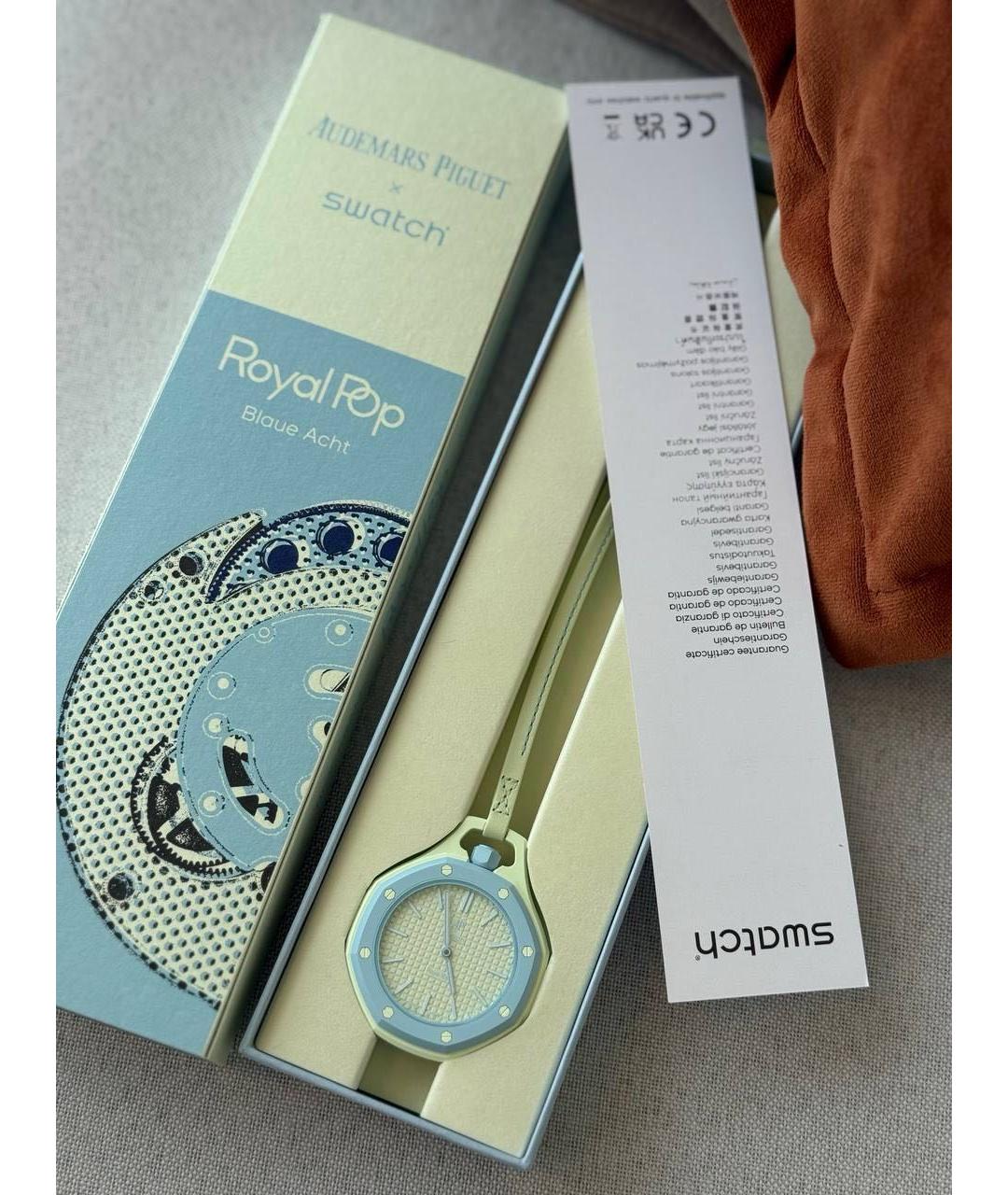 Swatch Салатовые часы, фото 3