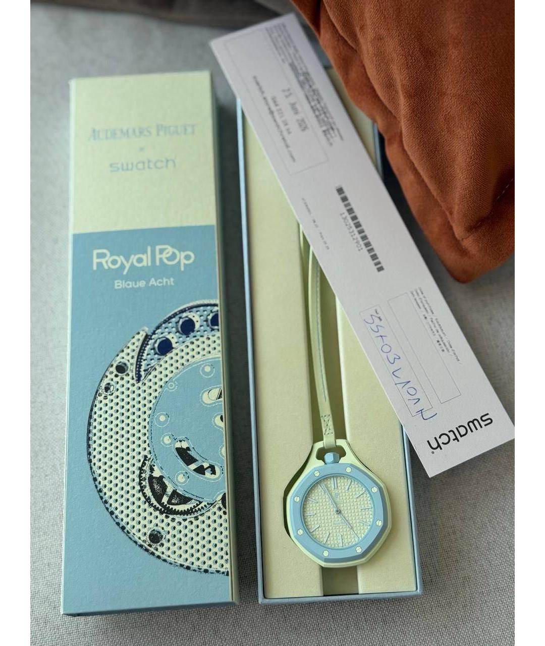 Swatch Салатовые часы, фото 2