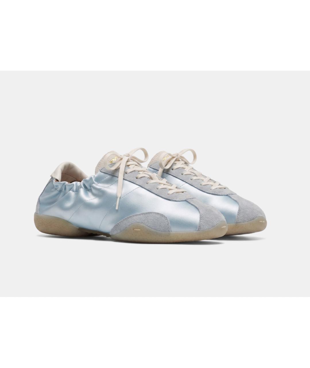 PANE Голубые кожаные кеды, фото 7