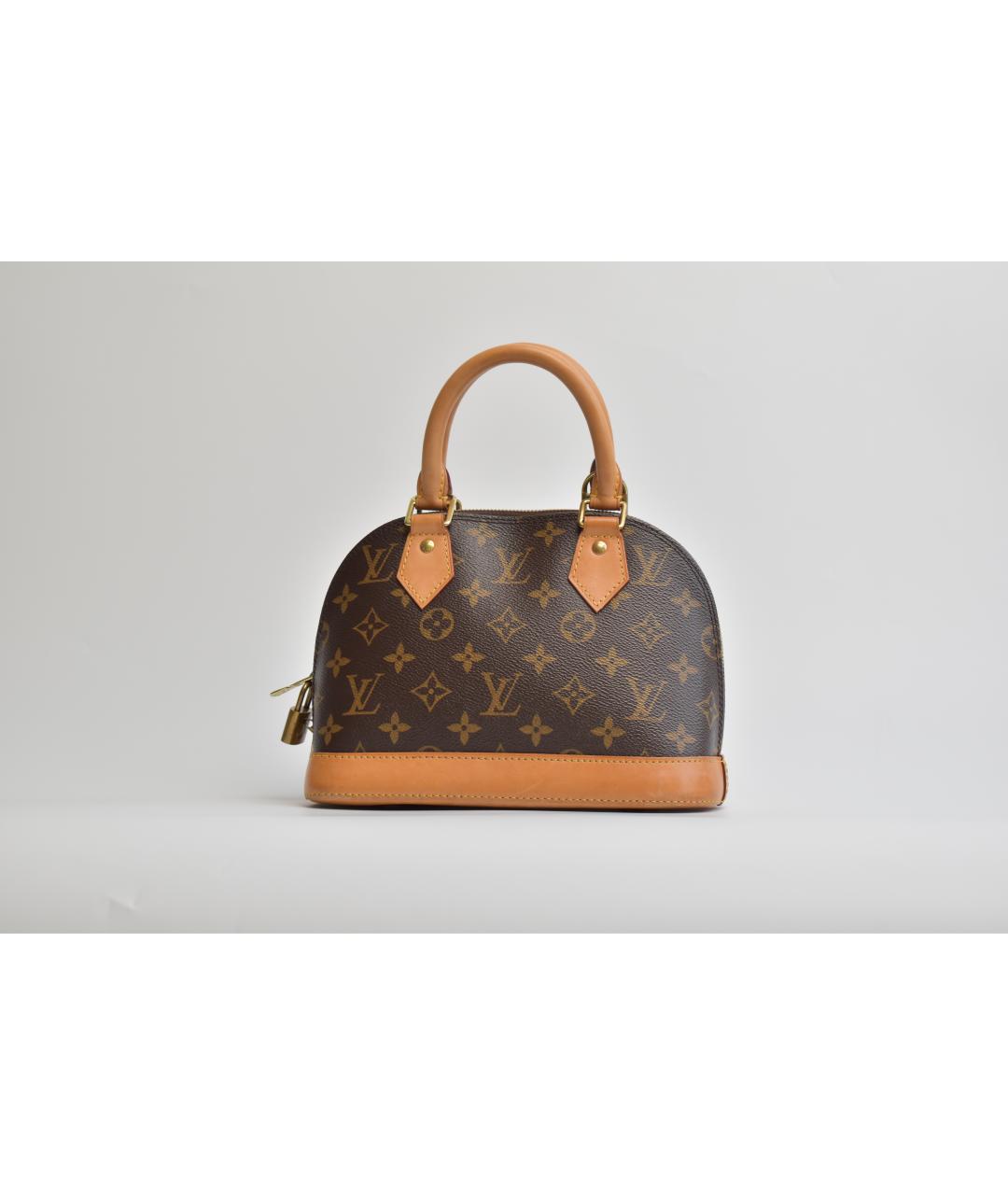 LOUIS VUITTON Коричневая канва сумка через плечо, фото 3