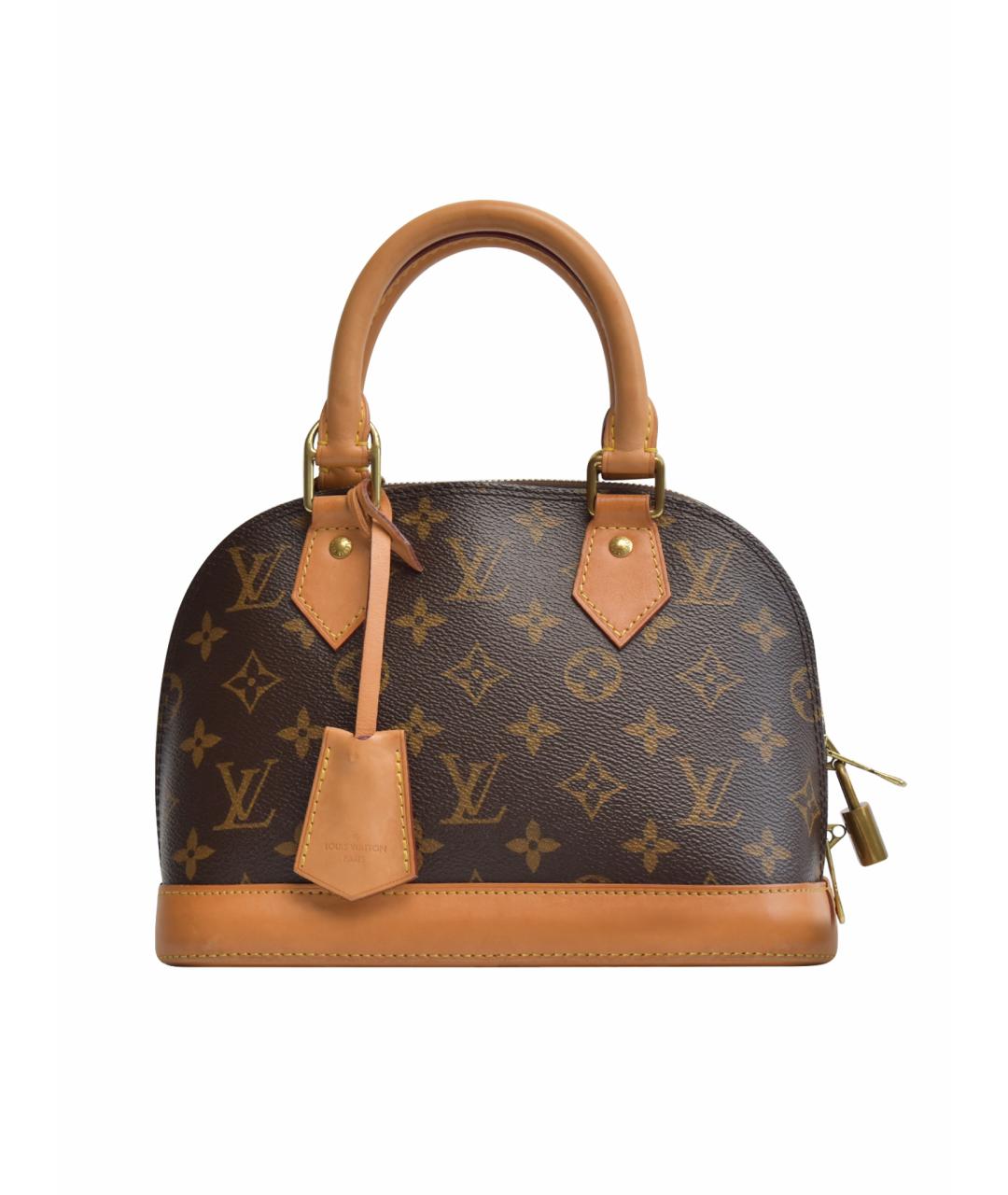 LOUIS VUITTON Коричневая канва сумка через плечо, фото 10