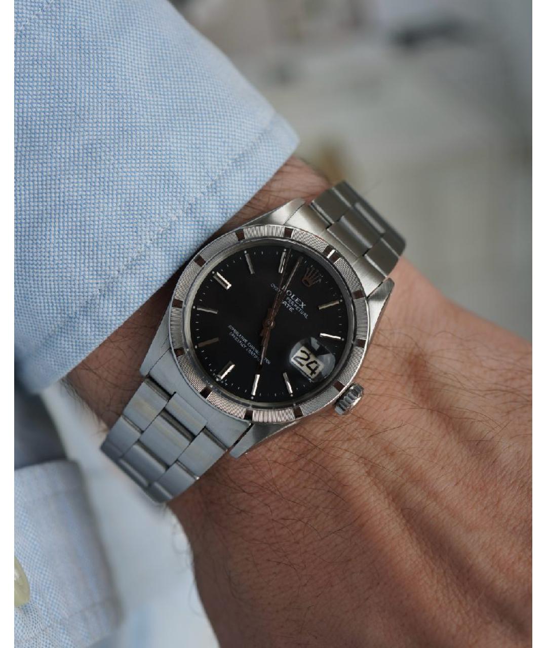 ROLEX Черные часы, фото 8