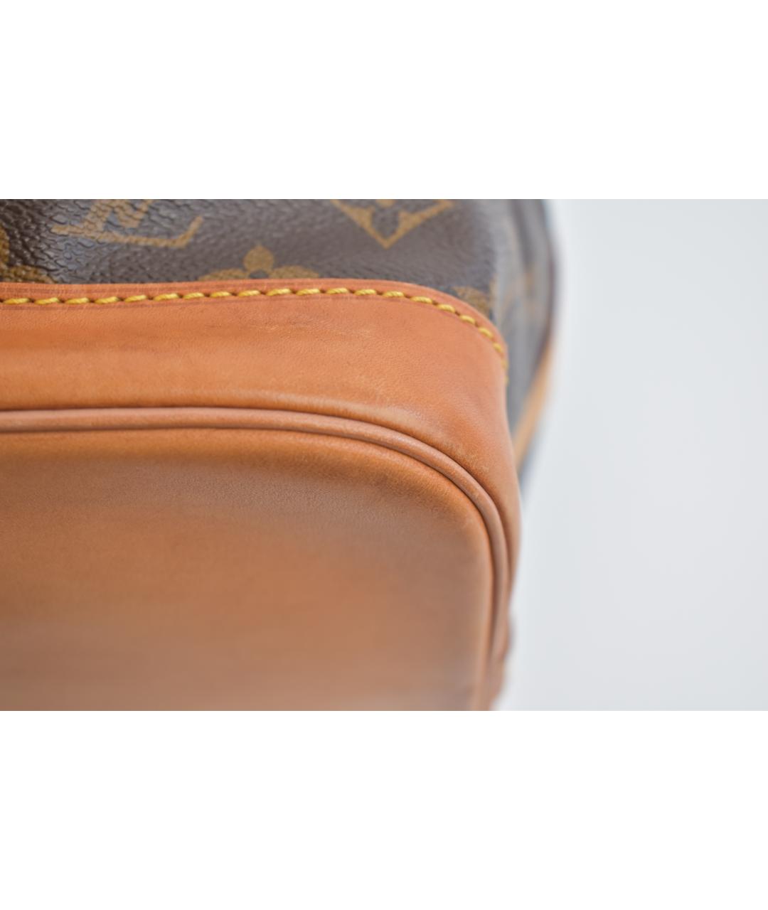 LOUIS VUITTON Коричневая канва сумка через плечо, фото 7