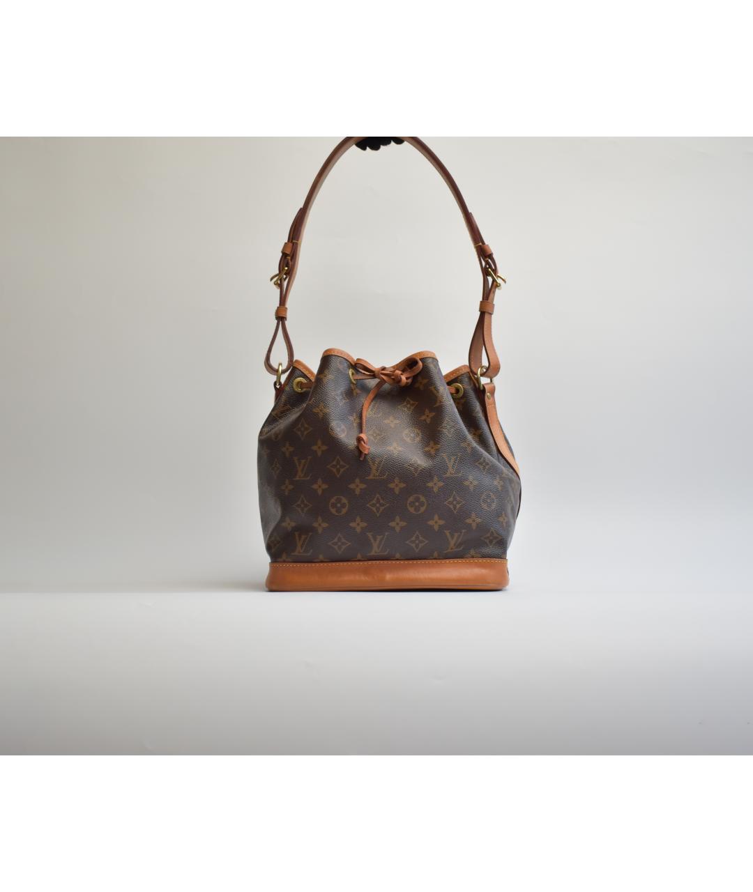 LOUIS VUITTON Коричневая канва сумка через плечо, фото 10
