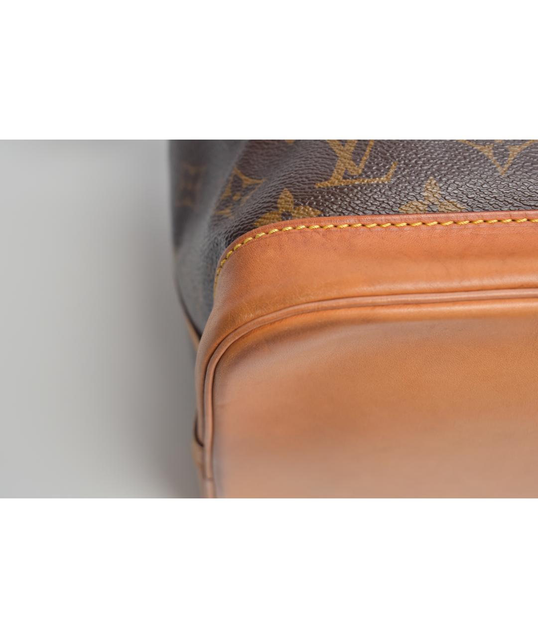 LOUIS VUITTON Коричневая канва сумка через плечо, фото 6
