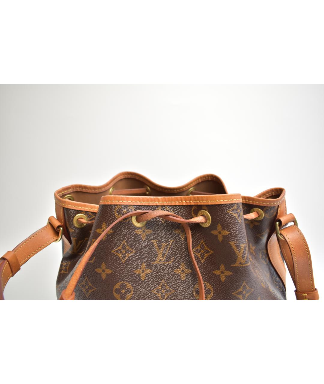 LOUIS VUITTON Коричневая канва сумка через плечо, фото 8