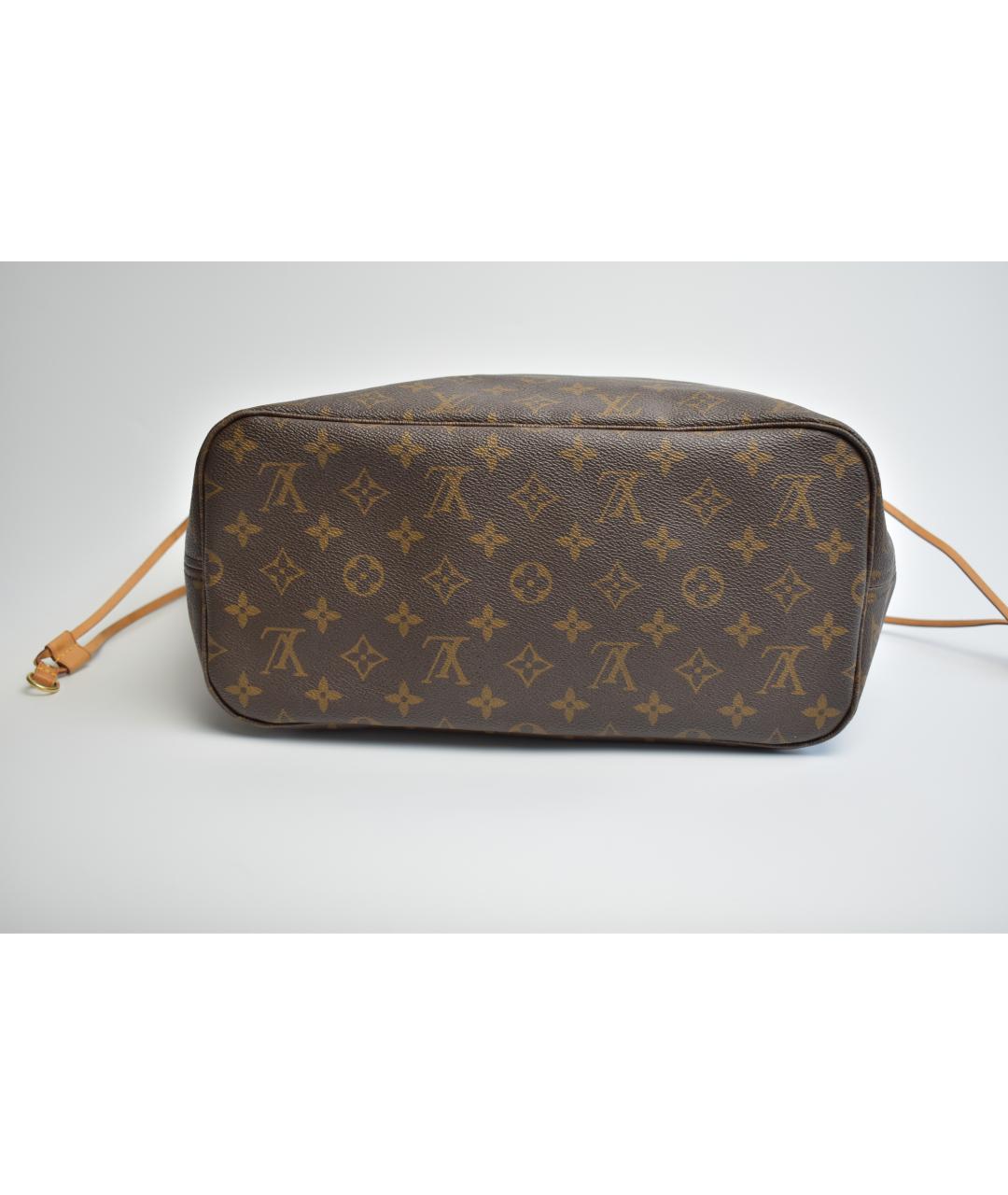LOUIS VUITTON Коричневая канва сумка через плечо, фото 5