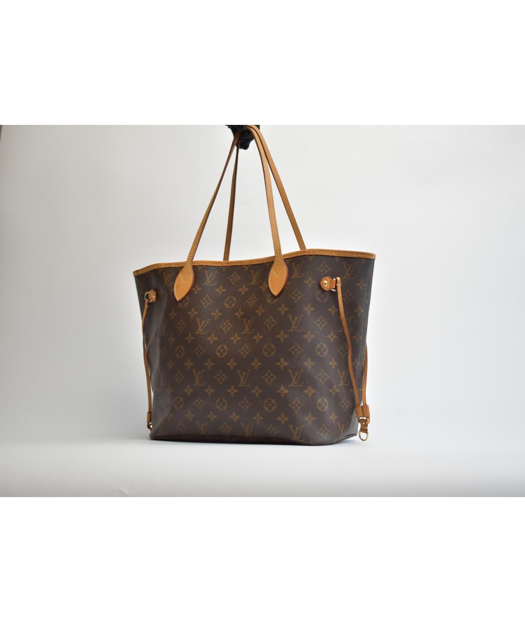 LOUIS VUITTON Коричневая канва сумка через плечо, фото 2