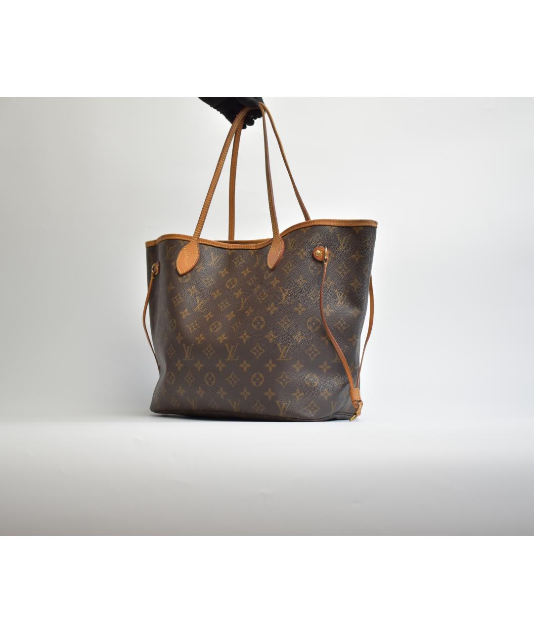 LOUIS VUITTON Коричневая канва сумка через плечо, фото 2