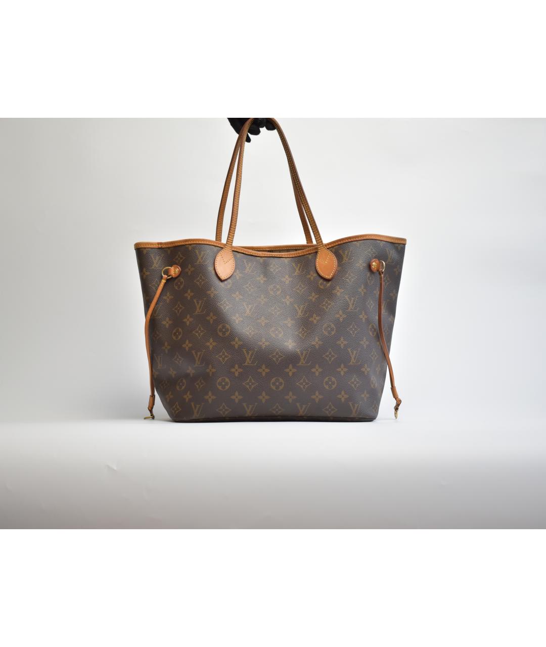 LOUIS VUITTON Коричневая канва сумка через плечо, фото 8