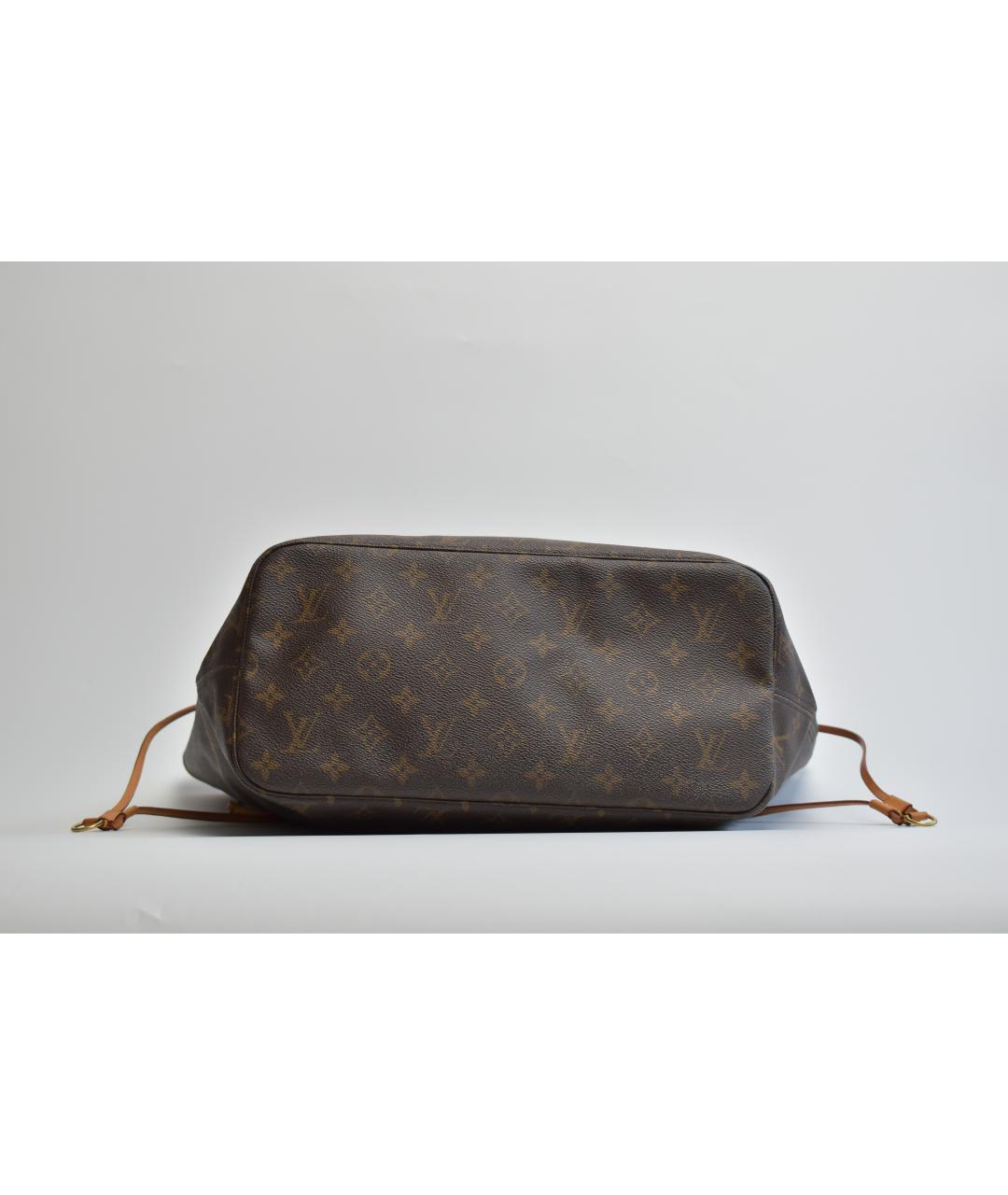 LOUIS VUITTON Коричневая канва сумка через плечо, фото 5