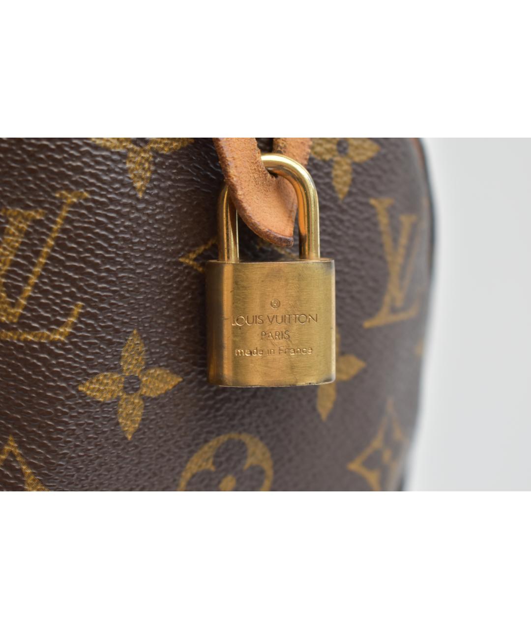 LOUIS VUITTON Коричневая канва сумка через плечо, фото 9