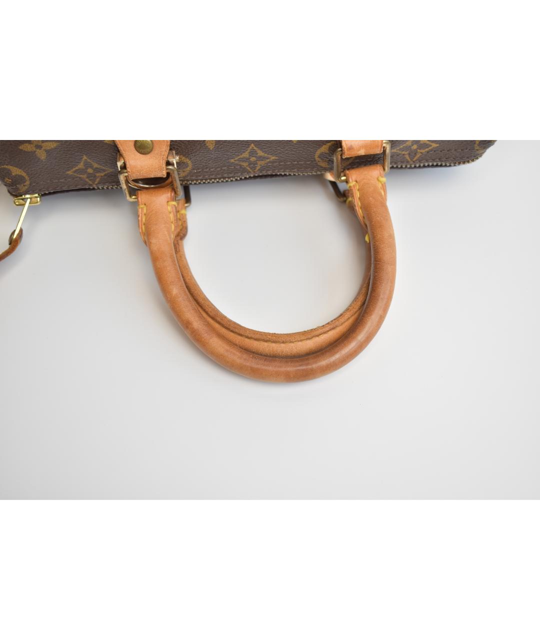 LOUIS VUITTON Коричневая канва сумка через плечо, фото 8