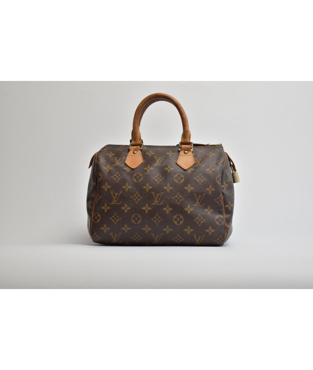 LOUIS VUITTON Коричневая канва сумка через плечо, фото 10