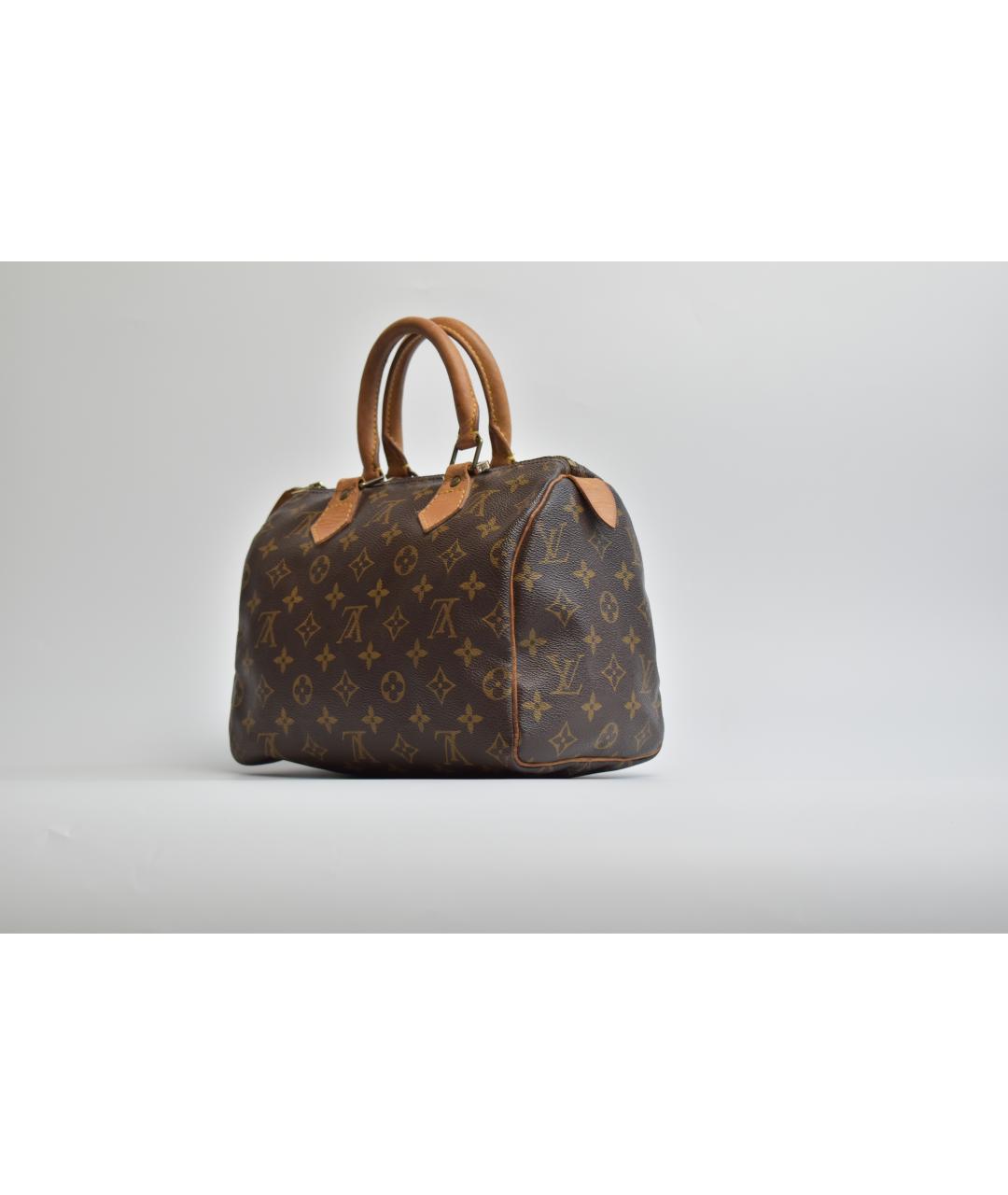 LOUIS VUITTON Коричневая канва сумка через плечо, фото 2